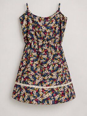VASIA Multicolor Floral Spaghetti Strap Mini Dress M